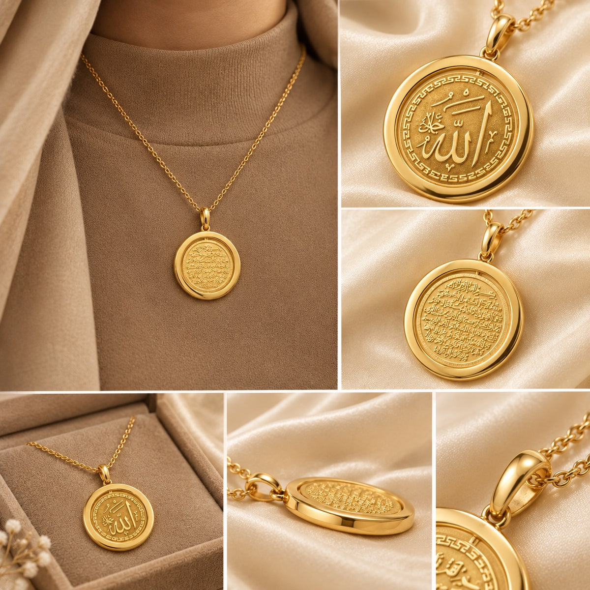 Sakina Reversible Pendant Necklace