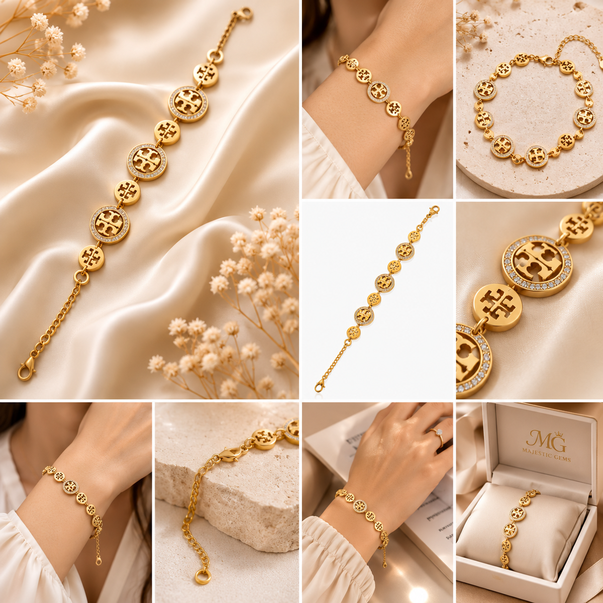 Eternal Glow Medallion Bracelet