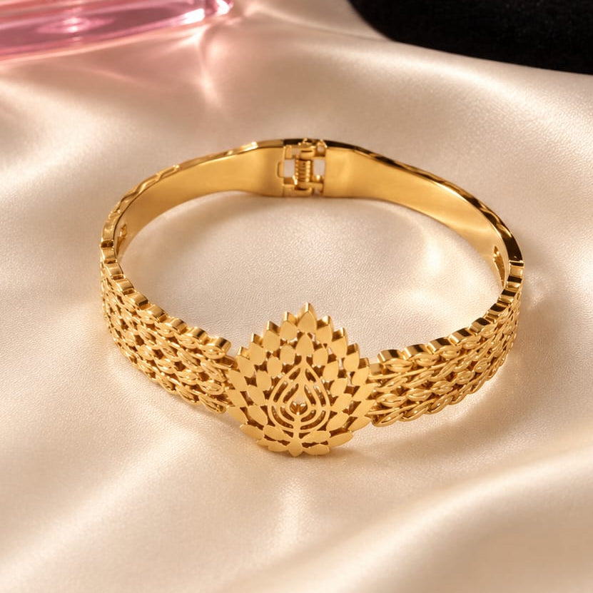 Noorara Woven Gold Bracelet