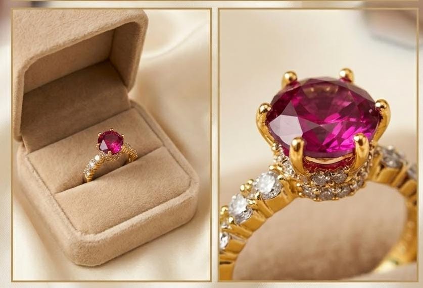 Regalia Ruby Crown Ring